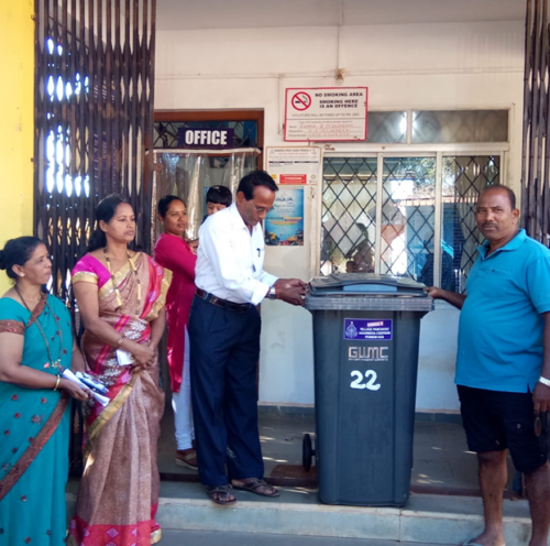 Distribution of Dustbins 4