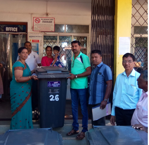 Distribution of Dustbins 5