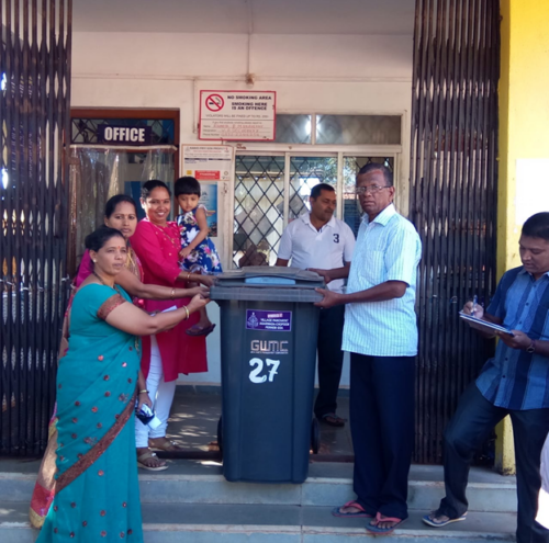 Distribution of Dustbins 8